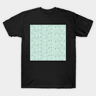 Blue Confetti Pattern T-Shirt